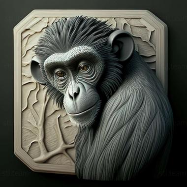 3D model Piliocolobus oustaleti (STL)